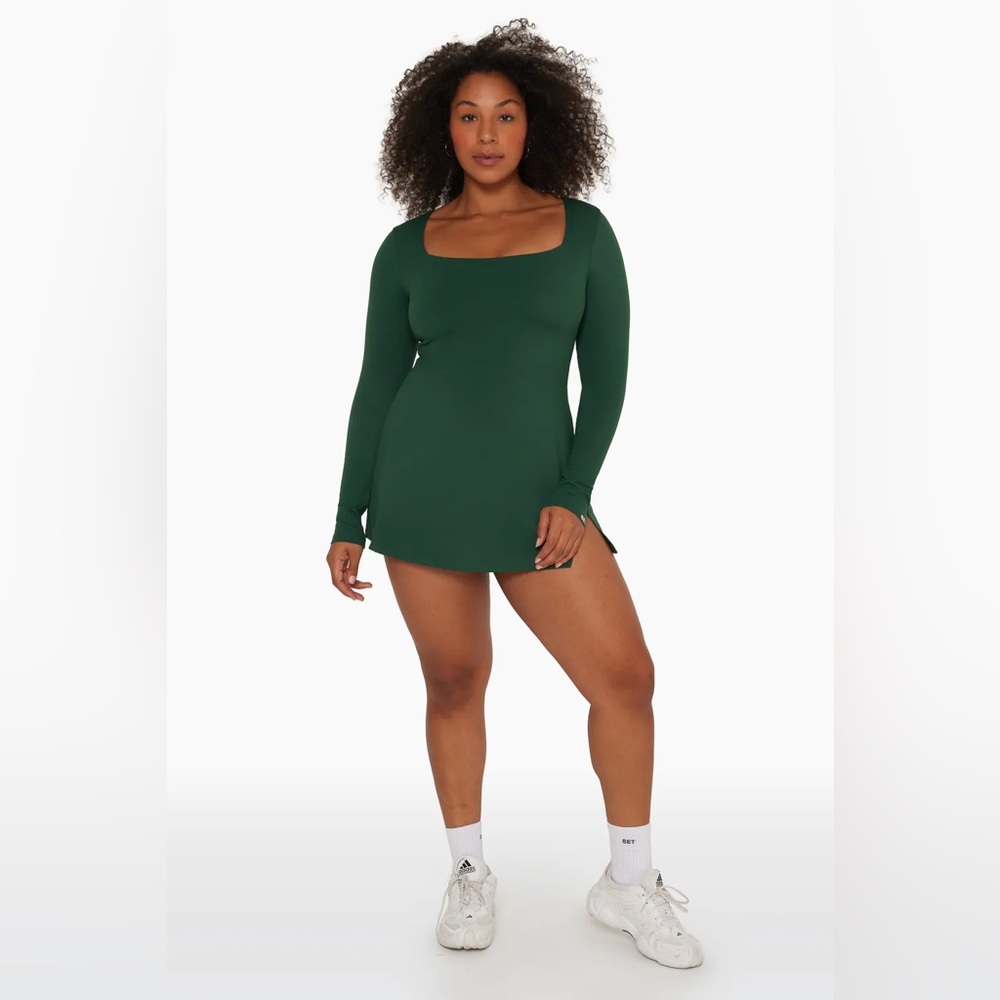 NWOT SET Active Sportbody Crossover Dress in Sycamore (L)